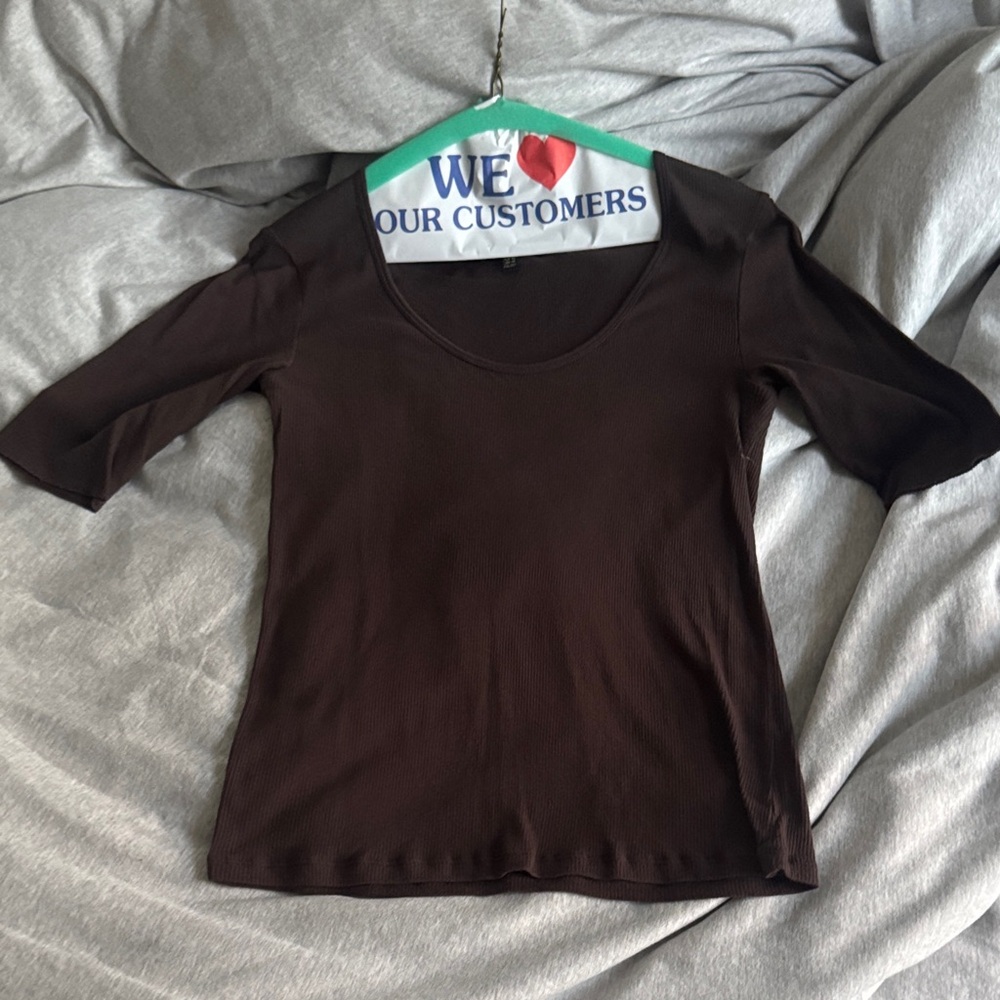Massimo Dutti Dark Brown Women's Blouse